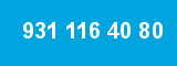 931 116 40 80 931 116 40 80